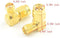 5pcs SMA Male to Female Right Angle 90-Degree Adapter Gold Plated Contacts Pack of 5...