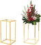 Hewnda 8 inch metal plant stand, single layer pot stand for indoor and outdoor planting, wedding ceremony table decoration...