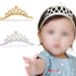 Baby Girl Crown Tiara Headband Head Wrap Hair Band Headwear Birthday Gift Princess Tiara Crown Headband (Silver)...