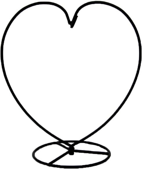 WAJJ Ornament Display Stand Iron Pothook Stand for Hanging Glass Terrarium Creative Decoration for Home Garden Wedding Party Festival (Big Heart-s...