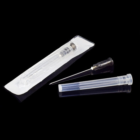 JIBENGAO 22 Gauge Needle (22g 25mm), 100Pcs Individually Wrapped Lab Needles...