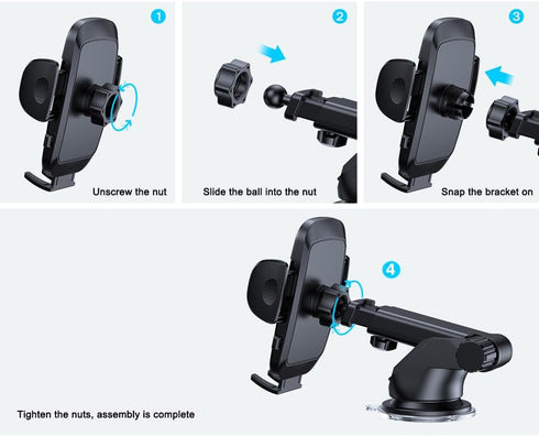 Car Cell Phone Holder Mount fit for Ford F150 F-150 Maverick Bronco/Bronco Sport Ranger Explorer Escape Edge Fusion Expedition F250 F350 Super Dut...