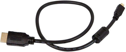 Monoprice High Speed HDMI to HDMI Micro Cable - 4K@60Hz, HDR, 18Gbps, YCbCr 4:4:4, 34AWG, 1.5 Feet, Black...