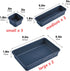 AUSTARK InterlockIng Desk Drawer Organizer, 3 Sizes Plastic Drawer Divider, Toolbox Storage Organizer Trays for Office Home School (8 Pack)...