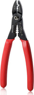 4 in 1 Wire Crimper Stripper 7 Inches Compact Wire Stripper Multi Purpose Electricians Pliers Professional Electrical Cable Stripping Crimping Too...