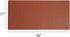 Smead Desk Pad, Vegan Leather Desk Mat with Non-Slip Faux Suede Backing, Perfect Desk Organizer for Office Decor, 36” x 17” Large, Saddle (64827)...