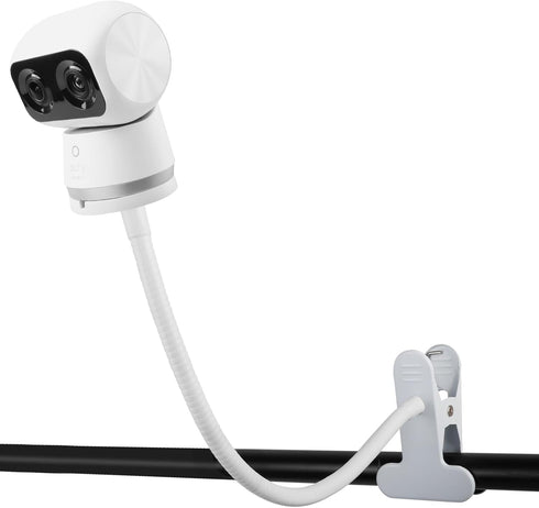 Flexible Twist Clamp Mount Compatible with Eufy Security Indoor Cam S350 Camera, Flexible Twist Gooseneck Mounting Bracket No Tools or Wall Damage...
