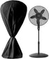 Electric Fan Dust Cover 420D Heavy Duty Standing Round Fan Cover Washable All Electric Fan Sleeve Waterproof Dustproof Protective Cover for Pedest...