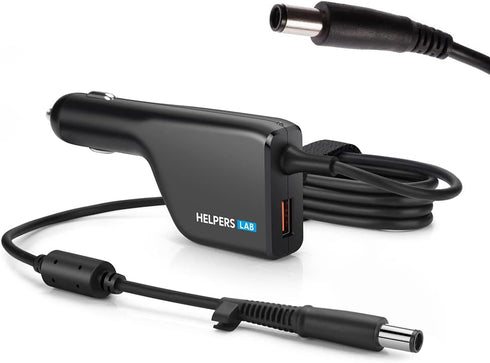 Laptop Car Charger with USB QC3.0 for HP Pavilion Compaq Presario Envy Elitebook ProBook 19V 4.74A 90W 18.5V 3.5A 65W...