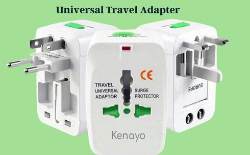 Worldwide Portable Universal Power Adapter, Plug Converter All in One International Out of Country Travel Wall Charger Plug for Wall Plug Input in...