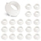 16435 Plastic Santoprene Swivel Seal, 1/2" PEX Swivel Cone Washer RV Water Line Gasket for PEX Fittings or Valves, Perfect Fit Resolve Leaking Iss...