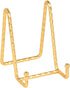 Plate Holder Easel Display Stand - 4.5 Inch Twisted Metal Wire Plate Stands - Picture Frame Stand - Tabletop Easels for Display Decorative Plates ...