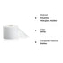 4 Inch x 98 Foot Textile Fiberglass Waterproofing Roof Tape Anti Fracture Membrane Fabric Sheet Reinforcing Mesh Fabric Liquid Drywall Tape Waterp...