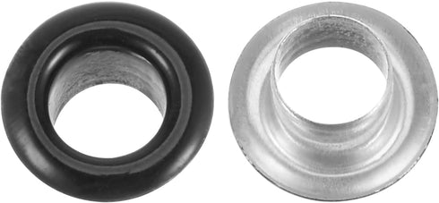 HARFINGTON 300set Grommets Kit Metal Eyelets 4.5mm 3/16" Hole Tiny Grommet with Washers for Shoes Clothes Belt Tag Bag Fabric Leather DIY Project,...