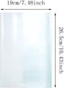 6pcs Clear Exercise Book Covers for School Books Waterproof Plastic Sleeves Multiple Colors Book Case (10.4x7.4?16K)......