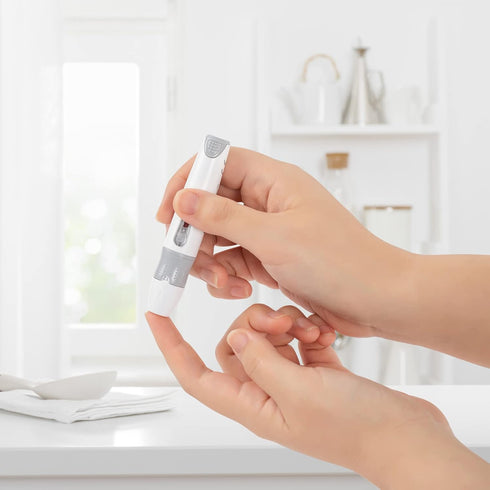 Lancing Device for Diabetes Testing, Lancing Device Pen, for Minimizing Pain and Discomfort, Works with most Diabetic Lancets...