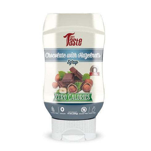 Mrs Taste Sugar Free Chocolate Hazelnut Syrup, Zero Calories, Zero Sodium, Zero Sugar, High Fiber, Keto Friendly, Paleo Friendly, Condiments and S...