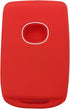 2Pcs Smart Key Fob Cover Case Protector Fit for 2021 2020 2019 Mazda 3 CX-30 CX-5 CX-9 Mazda 6 WAZSKE11D01 Keyless Entry Remote Fob Skin Jacket Ba...