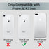 COOLQO Compatible for iPhone SE/8/7 Case with Screen Protectors, Military Grade Drop Protection, Dual Layer Design Non-Yellowing Heavy Duty Protec...