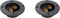 Black Speaker Box Terminal Cup Round 2 Way Binding Post Power Plates Speaker Terminal Wire Cup Box Brass Plate Push Spring Cup Connector with Moun...