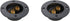Black Speaker Box Terminal Cup Round 2 Way Binding Post Power Plates Speaker Terminal Wire Cup Box Brass Plate Push Spring Cup Connector with Moun...