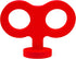 3D Car Wind Up Key, Cute Clockwork Wind Up Key for Back of Car Roof Decoration (red)...