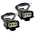 Huayicarbpart 2Pcs 4-Wire HID Halogen Headlight Connector Pigtail Harness Plug Compatible with Ford Escape Taurus F150 2013-2021...