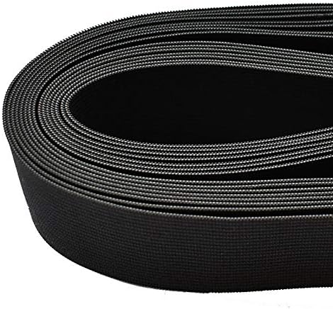 Leline's Elastic Spool, Knit Elastic Band for Sewing, 1 1/2 Inch x 5 Yard, Black...