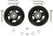 ORO 1 Pair Luggage Wheels Replacement 78 * 24mm Case Wheels with 8mm(0.31") Bearings Wheels for Suitcase and Inline Outdoor Skate and Caster Board...