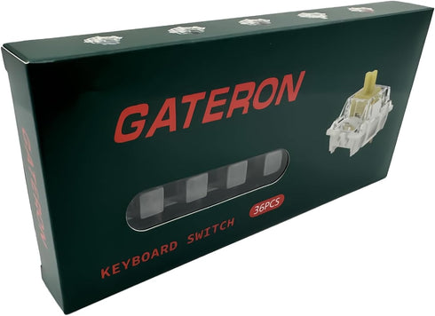 Gateron G Pro 3.0 Brown Switches for Mechanical Keyboard,5-Pin 55gf Tactile/Pre Lubed/Pin stronger/RGB Switches(36pcs,Brown,5-Pin)...