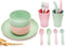 14Pcs Dinnerware Sets, Lightweight Healthy Plates, Soup Spoon, Bowls, Cups and Cutlery Sets- Dishwasher & Microwave Safe (Set for 2)...
