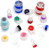 Fbshicung 60pcs Semi Clear Silicone Thread Spool Savers, includes 20 Thread Spool Huggers, 20 Bobbin Clips, 20 Bobbin Holders – Control Thread End...