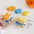for Cute AirPods Case Cover, Cartoon Fun Funny Lovely Duck Shape Design Fashion Cases for Boys Girls Kids Teen for Air pods 1 2(Changeable Hat Duc...