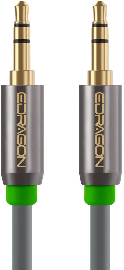 3.5mm Aux Cable 25 Feet (7.6 Meters) 3.5mm Male to Male Stereo Audio Cable 25ft (7.6M) for Car, Stereo, iPhone, Smartphone or any Audio Device ED8...