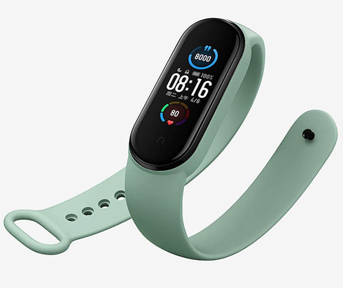 Yuuol Soft Silicone Wristbands, Compatible with Xiaomi Mi Band 6/5, Adjustable Sport Wrist Strap for Women & Men...