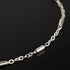 UMAOKANG 33 Feet 316 Stainless Steel Chain for Jewelry Making, Silver Tube Bar Curb Link Chain Bulk with Jump Rings Lobster Clasps for Necklace Br...