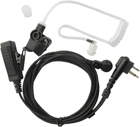 PTT Mic Covert Acoustic Tube Earpiece Headset for Motorola Radio BPR40 CP200 CLS1100 CLS1410 CP185 DEP450 EP450 RDU4100 RMU2040 PR400 RMV2080 RDM2...