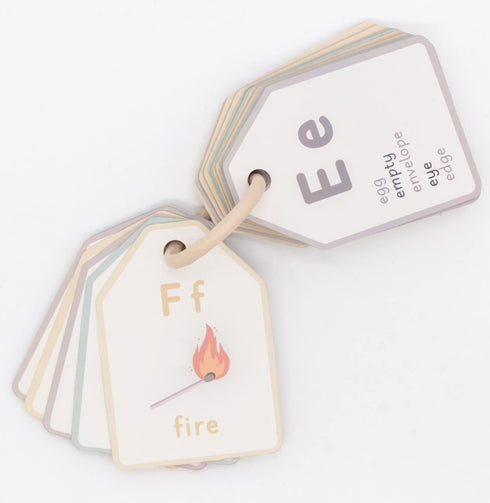 Bible ABC Flash Cards Preschool Sunday School Toys Christian Homeschool Alphabet Ring Cards Toddler ABC Phonic Letters & Words...