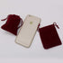 HRX Package Mini Velvet Gift Bag with Drawstring,20PCS Burgundy Red Velvet Cloth Jewelry Pouches (3x4 inches)...