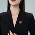 Elegent Calla Lily Flower Cluster Lapel Pins Brooch Crystal Enamel Floral Boutonniere Bouquets Corsage Stick Pin Suit Cardigan Scarf Tie Pins Wedd...