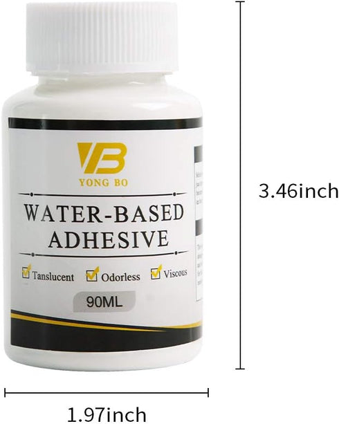 Gilding Adhesive Kit, Gold Leaf Sheets Glue, Gold Foil Paint for Craft Art, Epoxy Resin, Glass, Wood Use?90 ml + Brush + Gloves...
