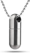 Pill Holder,Titanium Small Pill Case for Purse Wallet,Portable Travel Pill Box Daily Pill Container Keychain Waterproof Bottle for Travel Outdoor...