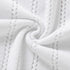 Baby Blanket Cozy Soft Knit Neutral Swaddling Blankets for Boys Girls Newborn Infant Toddler White 30x40 Inches...