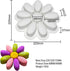 DIY Sunflower Chocolate Molds Silicone Candy Molds Non Stick Cookies Baking Trays for Party Decorations Food Grade (Sunflower M_9x9x1.48inch)...