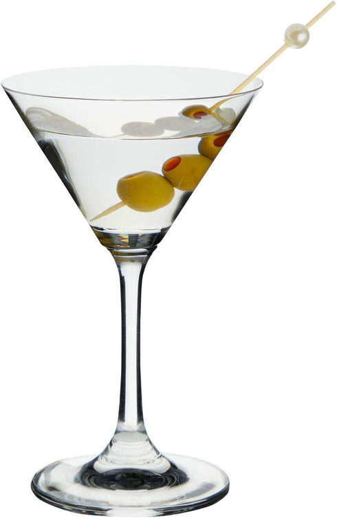 Juvale Mini Margarita Cocktail Glasses Set of 6-5 oz Clear Glossy Glass, 6 in Tall - Versatile Coupe Glasses for Cocktails & Desserts - Mini Glass...