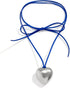 Pingyongchang Chunky Puffy Heart Choker Necklace - Big Heart Pendant Adjustable Velvet Chain Heart Necklaces for Women Teen Girls Trendy Jewelry A...