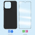 for BLU View 5 Case with Tempered Glass Screen Protector Slim Full-Body Silicone Bumpers Anti-Scratch Shockproof Protective phone Case Cover for B...