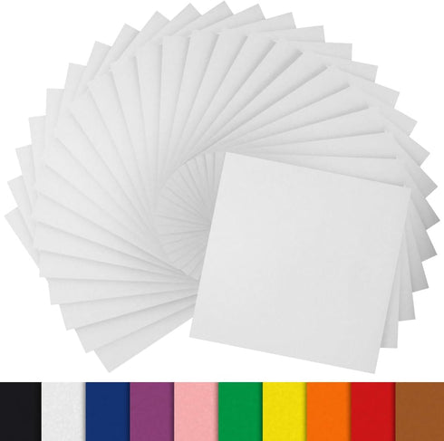 108pcs Felt Sheets, 4"x4", White Felt, Felt Fabric Sheets, Nonwoven Felt for DIY and Sewing Projects, Square Felt....