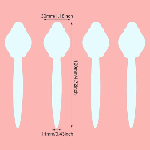 Honbay 100PCS Key Shaped Disposable Perfume Test Strips Fashion Style Essential Oils Paper Test Strips Smelling Test Paper White Testing Strips Ar...