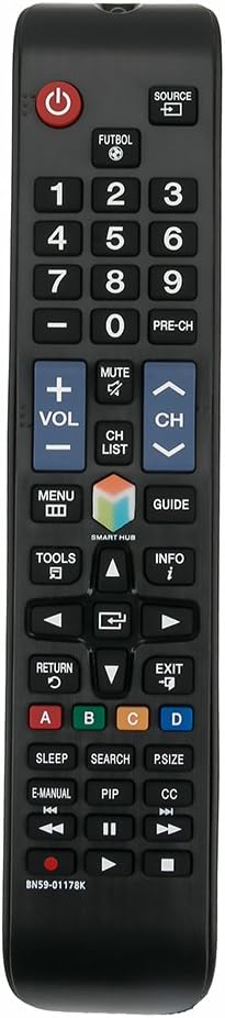 BN59-01178K Replace Remote fit for Samsung TV UN32H4303AH UN55ES6100 UN40FH5303F UN48H4203 UN32H4303AH UN55H6103AF UN48H4253 UN40H4203 UN55H6103AF...